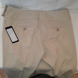 Robert Rodriguez Wide Band Cream Dress Pants Sz 8